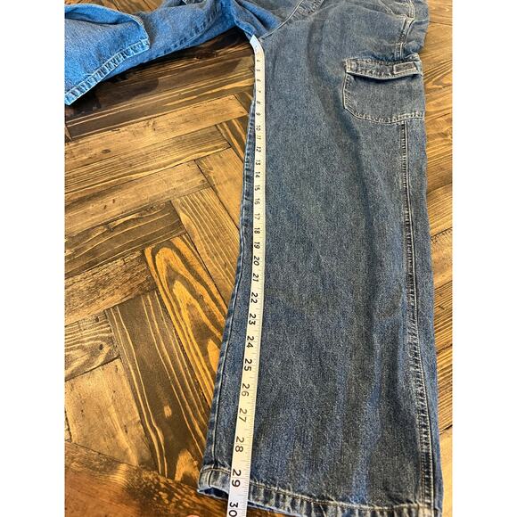 VTG Overalls D'Mode Classix Womans L Jean Bib Western Cowgirl Farm Barn Cottage - Picture 5 of 11